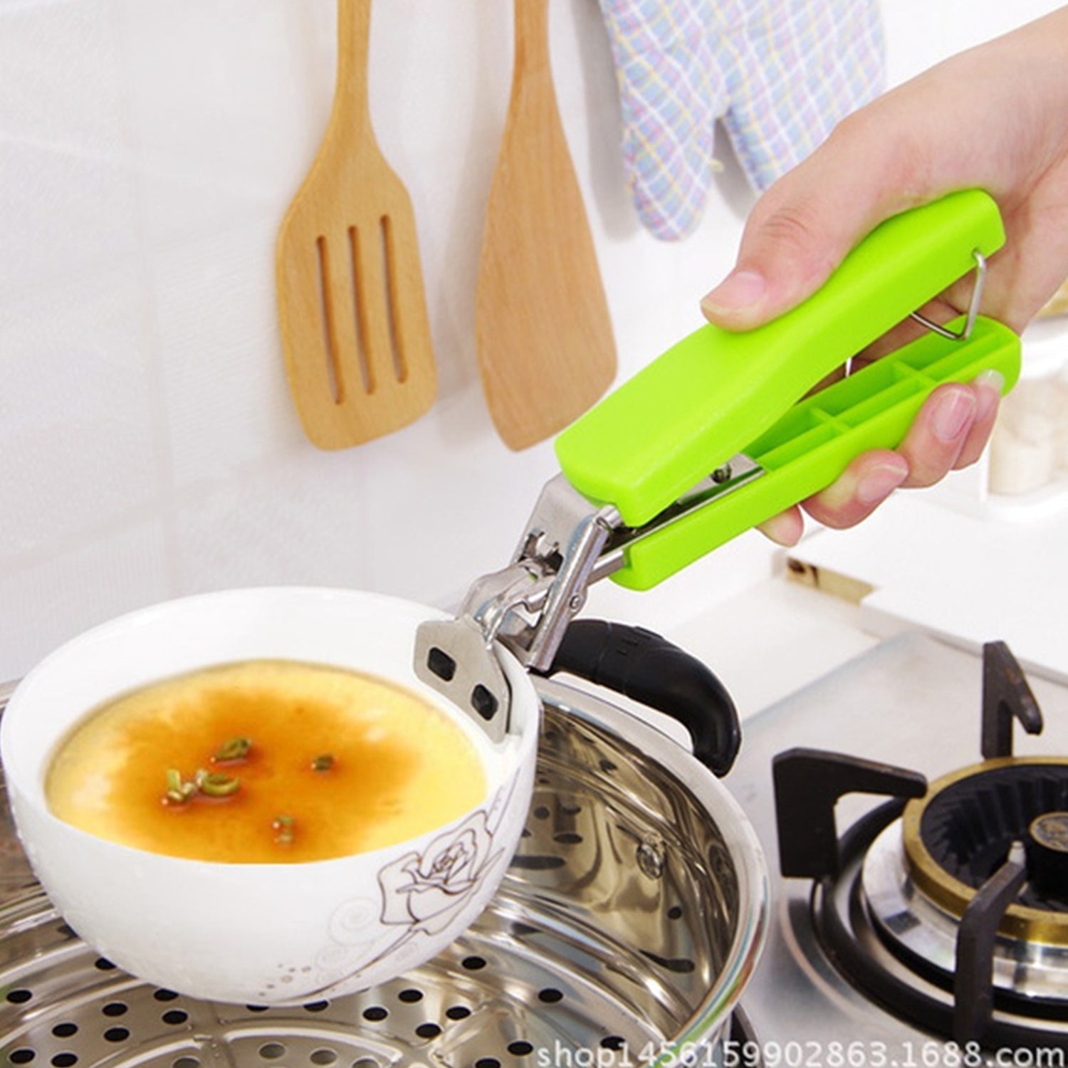2565 Stainless Steel Home Kitchen Anti-Scald Plate Take Bowl Dish Pot Holder 2565 Stainless Steel Home Kitchen Anti-Scald Plate Take Bowl Dish Pot Holder